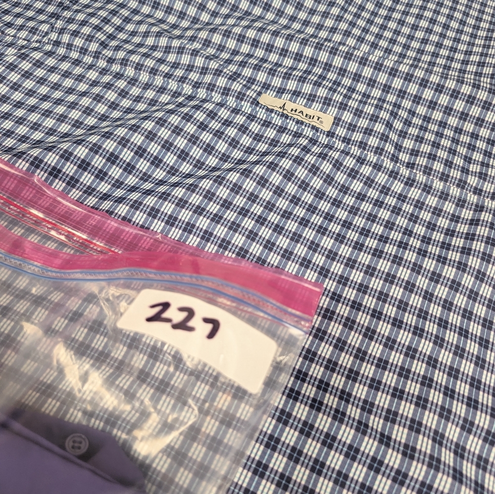Habit 40+ Solar Factor Hiking Outdoor Work Short Sleeve Button Down 2XL [227] - Picture 9 of 9